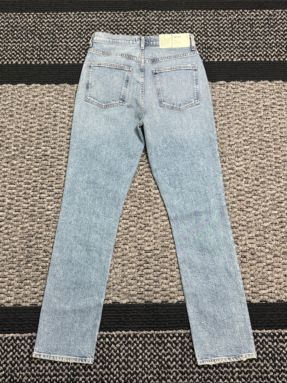 AGOLDE Freya High Rise Slim Straight Jeans Women's 26 Classic Organic Cotton NWT - Picture 2 of 8
